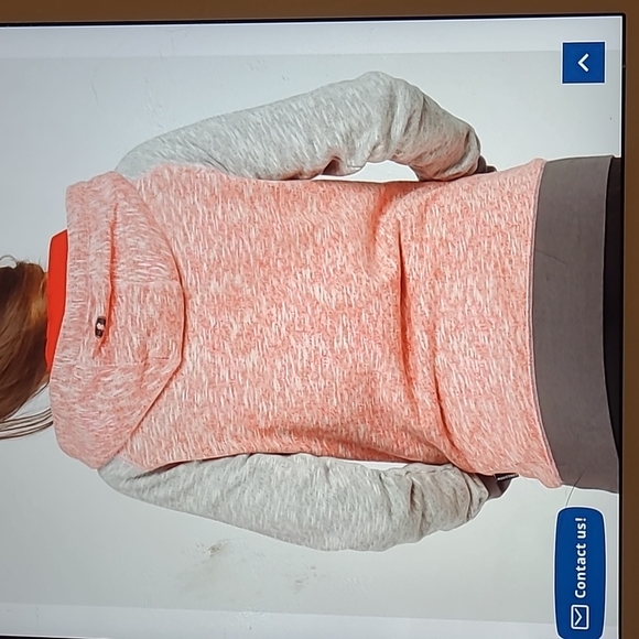 Gongshow Pink Grey Hockey Hoodie Cotton Sweater Bunnyhug M - Picture 9 of 10